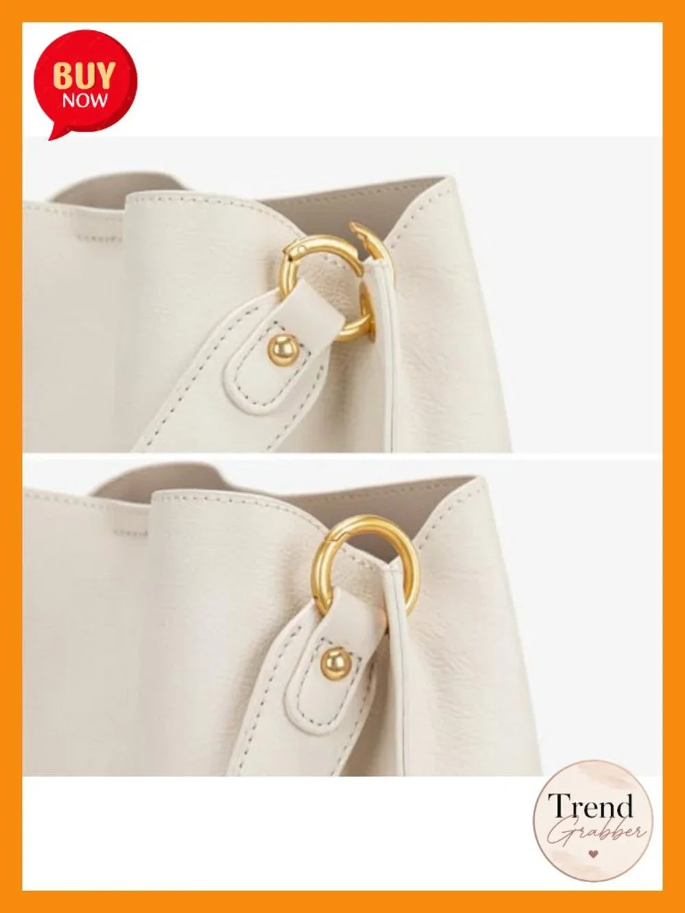 Medium Hobo Bag for Women Shoulder Purse 3 Compartments Faux Leather Detachable